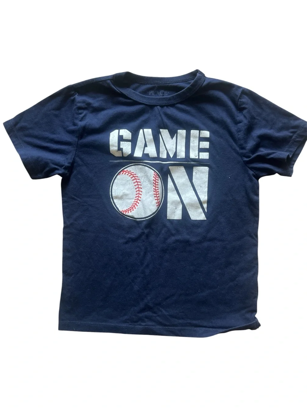 Children’s Place Game On Navy Baseball Tshirt | Size 5/6